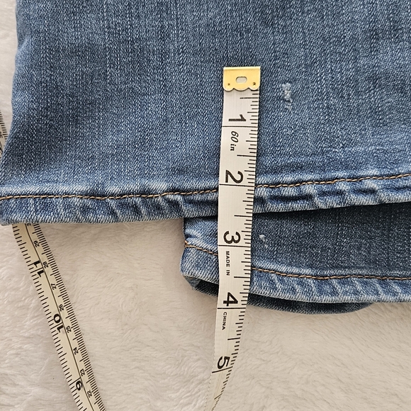 S.O.N.G. Lace Up Back Flare Jeans Size 5/27 - Picture 8 of 8